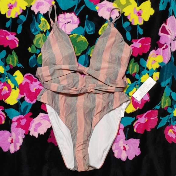 Urban Outfitters 🆕 Cici Knotty One Piece Swimsuit L - Picture 3 of 11